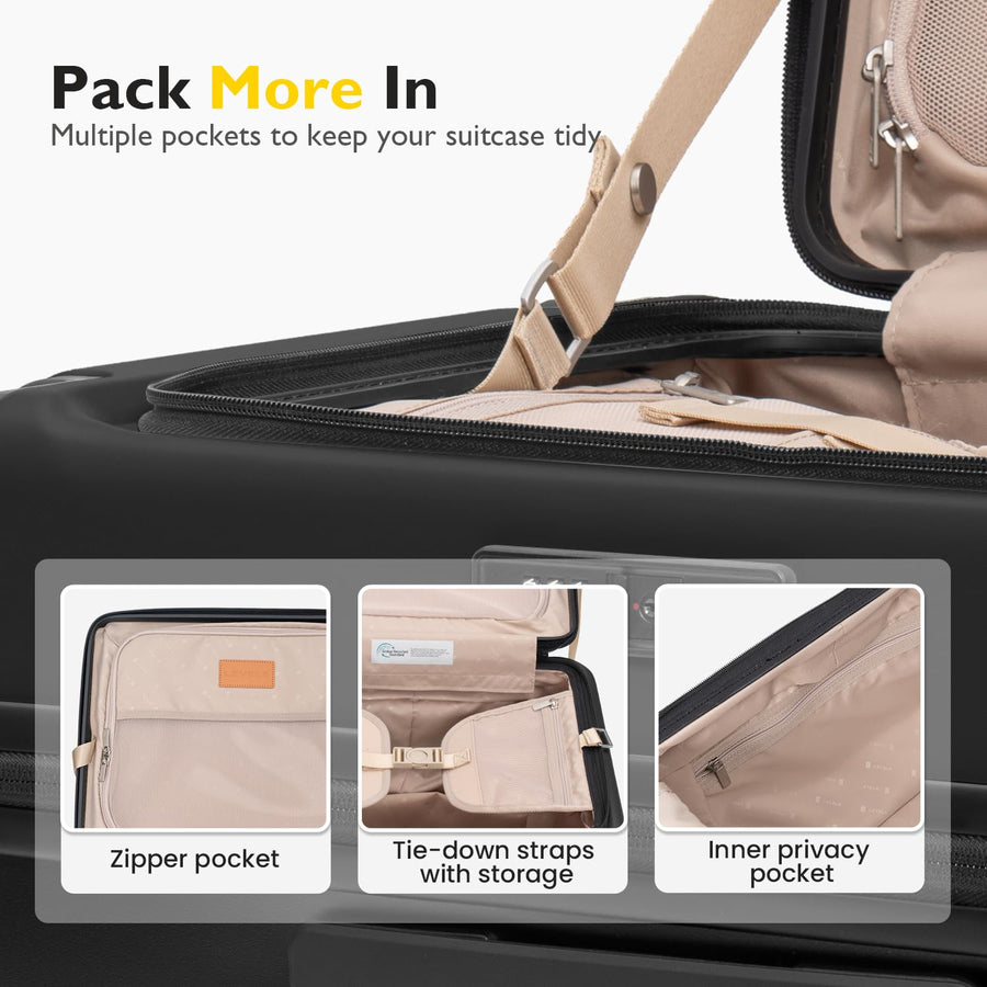 LEVEL8 Adventure Classic Carry on Luggage