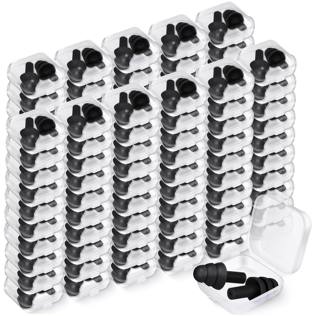 29dB Silicone Ear Plugs with Protective Carrying Case