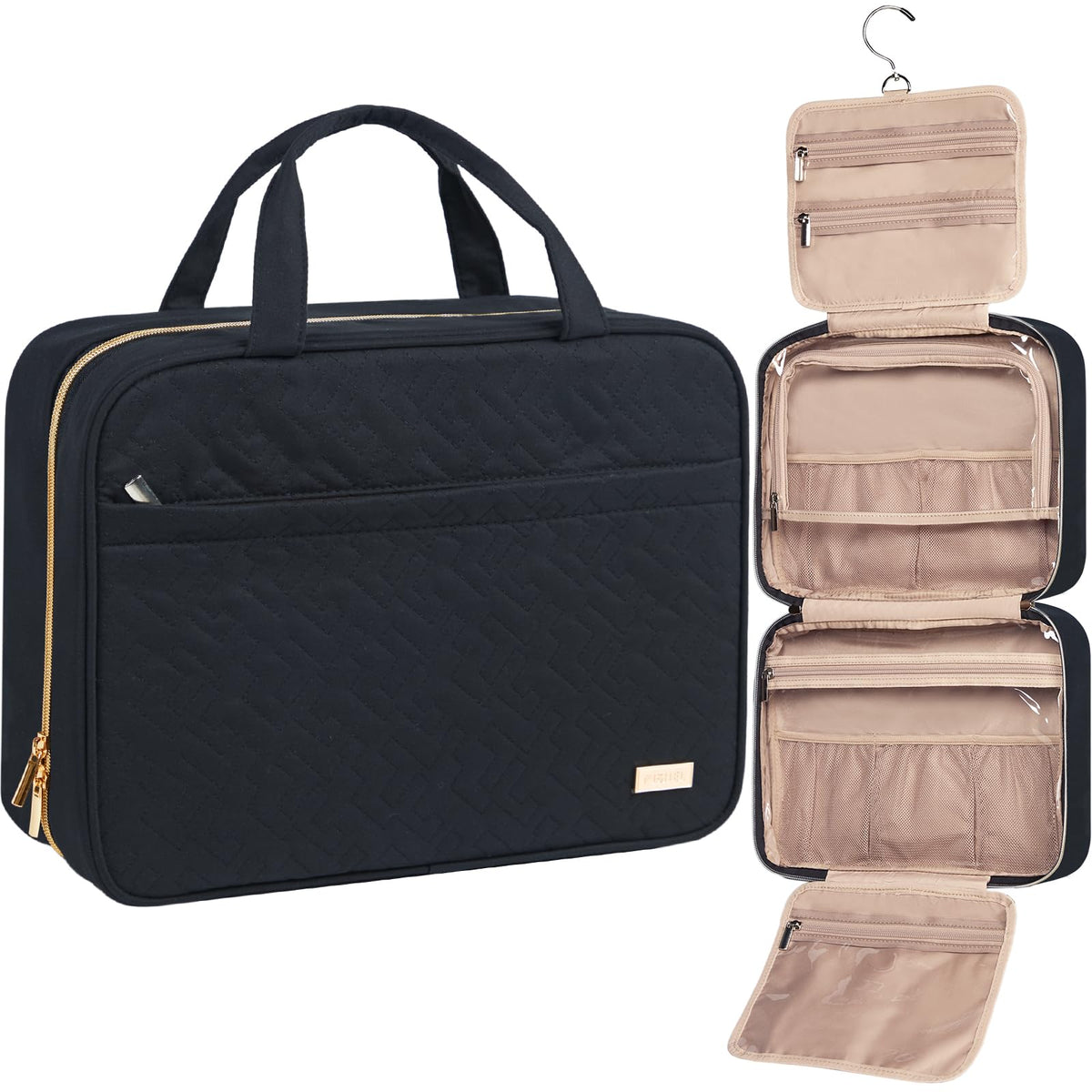 Hanging Travel Toiletry Bag for Full-Size Essentials
