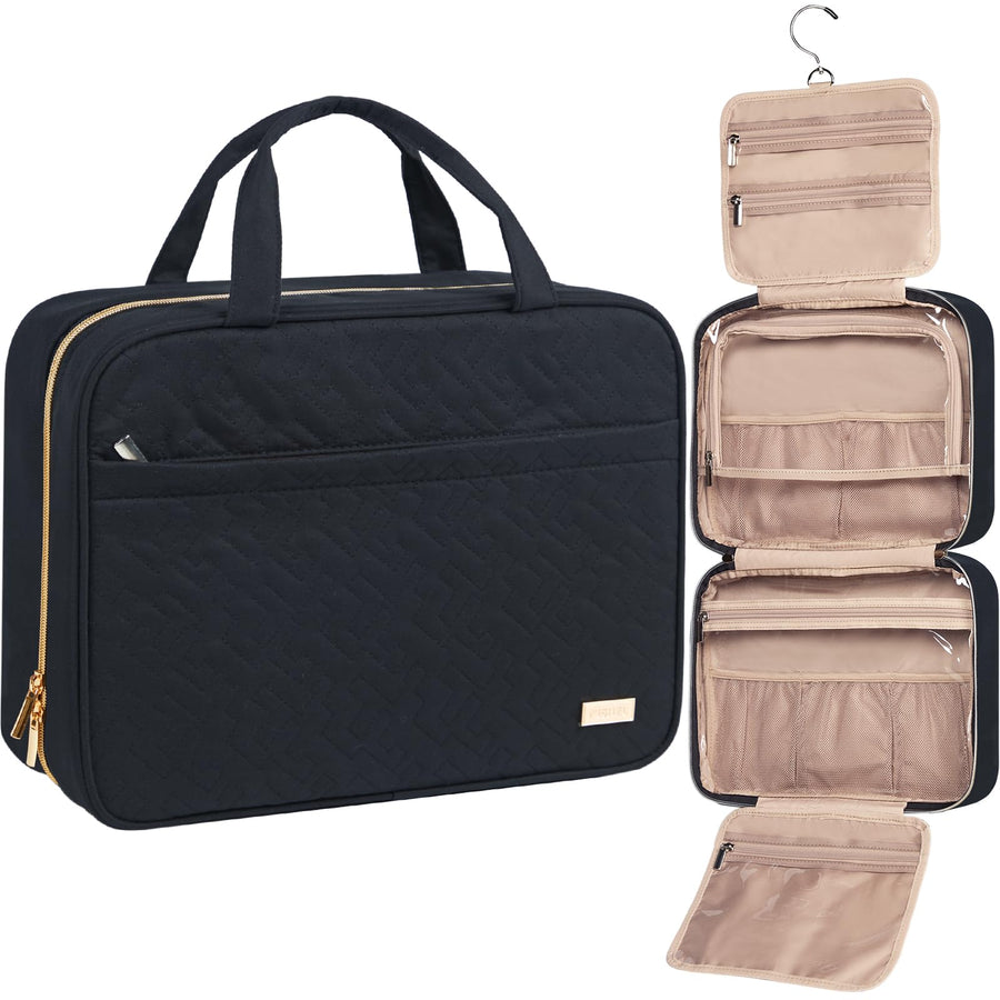 Hanging Travel Toiletry Bag for Full-Size Essentials