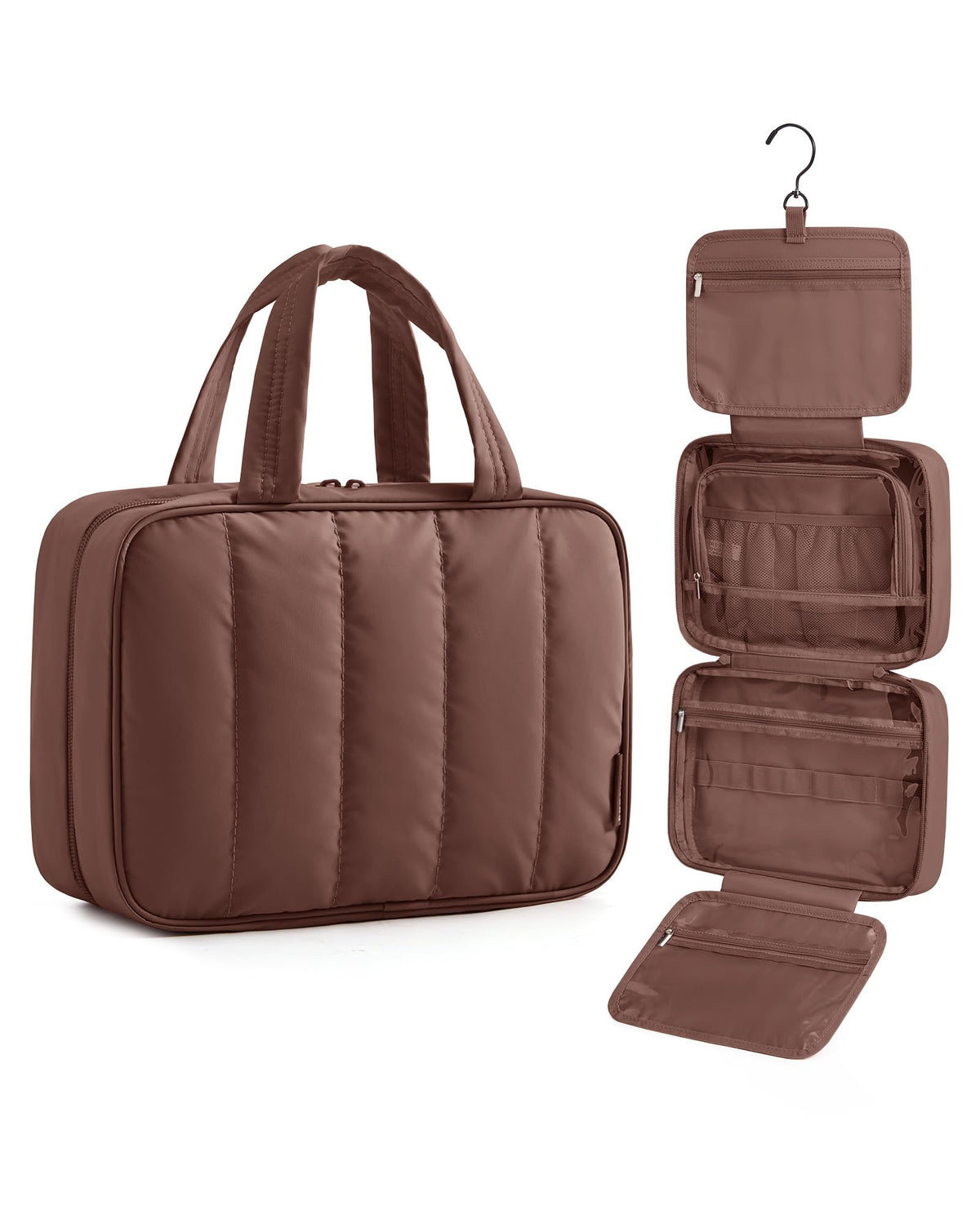 Waterproof Hanging Toiletry Bag for Full-Size Essentials