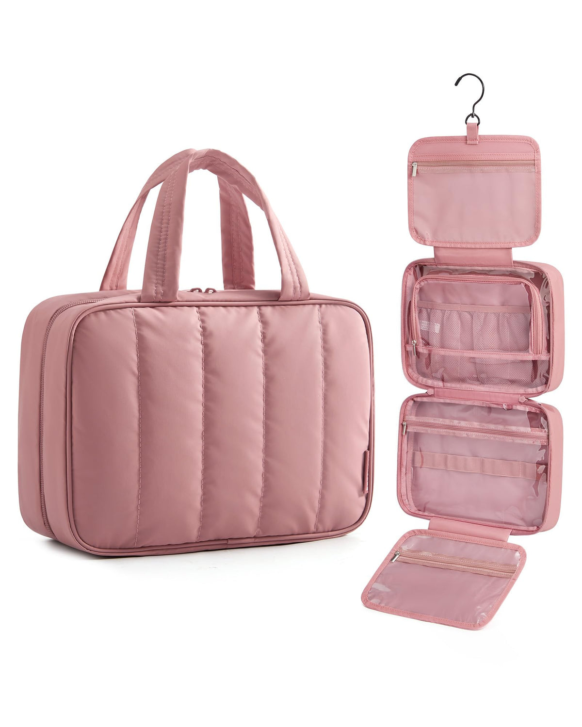 Waterproof Hanging Toiletry Bag for Full-Size Essentials
