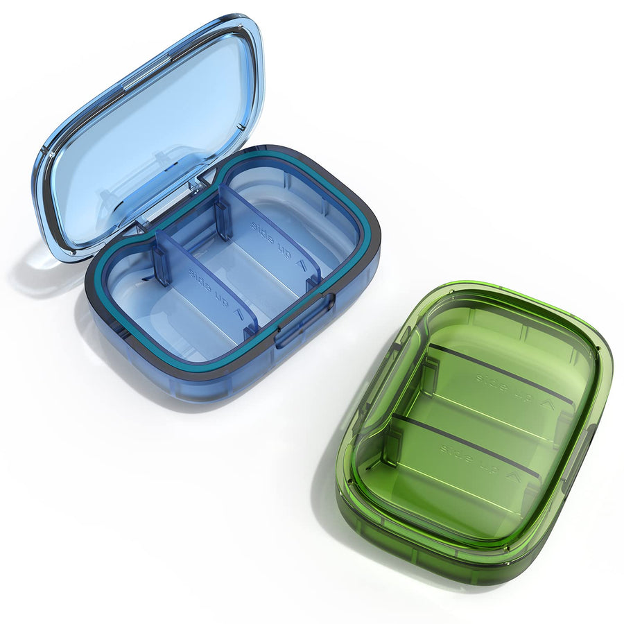 Moisture-Proof Travel Pill Case for Pocket or Purse