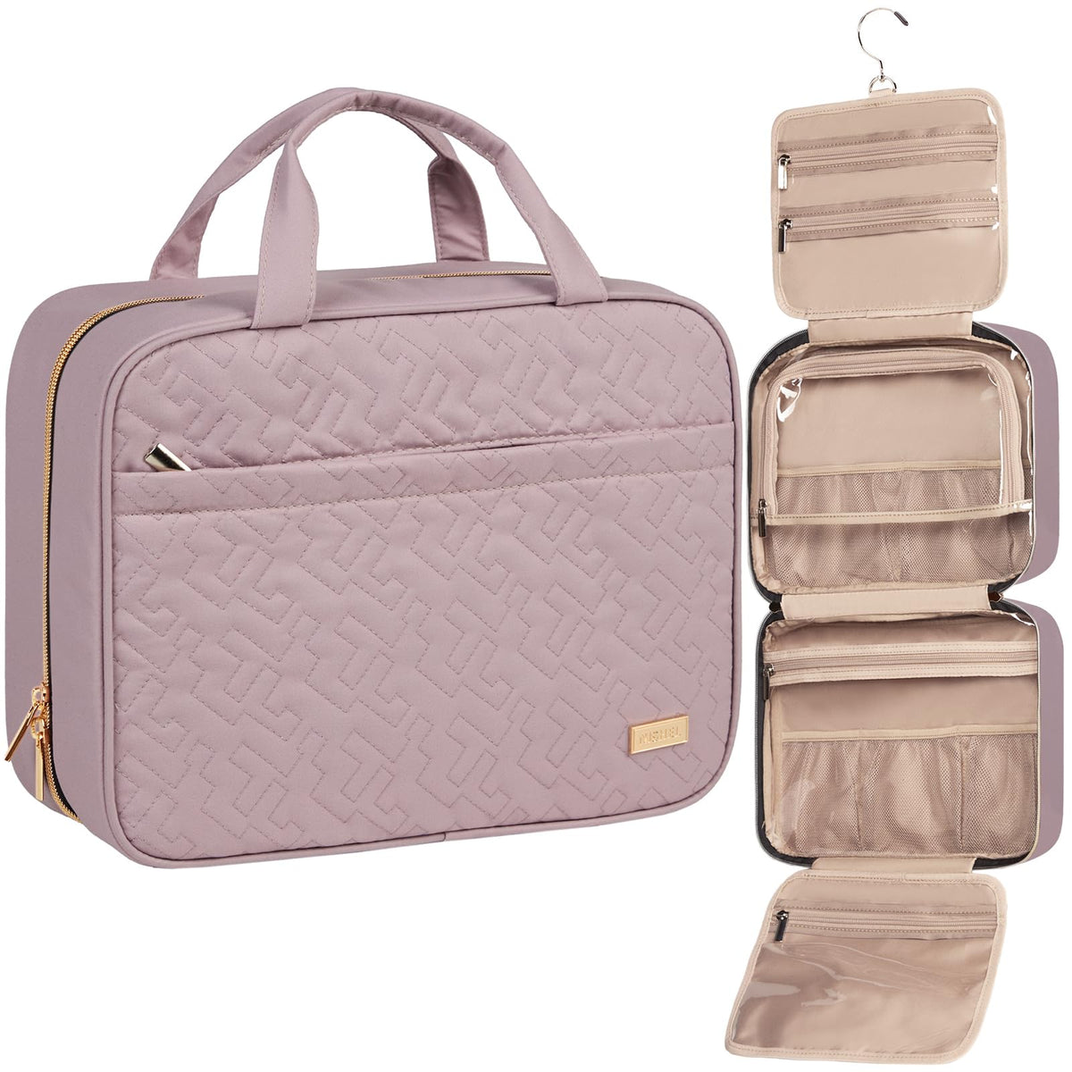 Hanging Travel Toiletry Bag for Full-Size Essentials