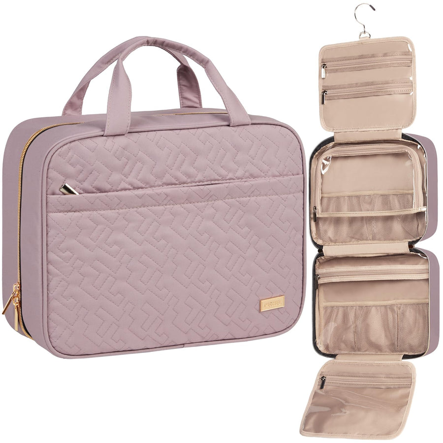 Hanging Travel Toiletry Bag for Full-Size Essentials