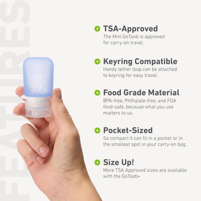Refillable Silicone Travel Bottles 3-Pack