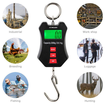 Heavy Duty Digital Hanging Scale with LCD Display
