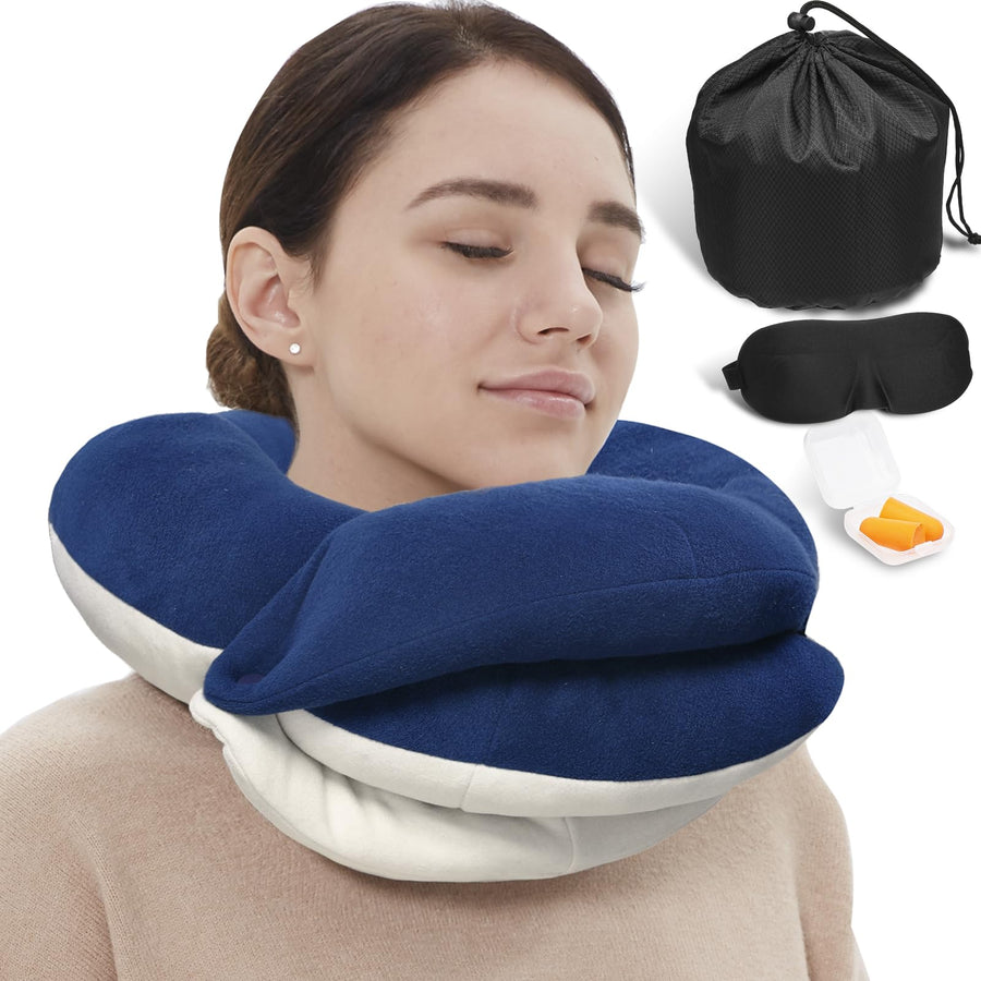 BUYUE Kids Chin Support Travel Neck Pillow