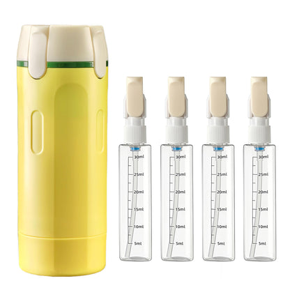 4-in-1 Leakproof Refillable Travel Pump Bottle Set