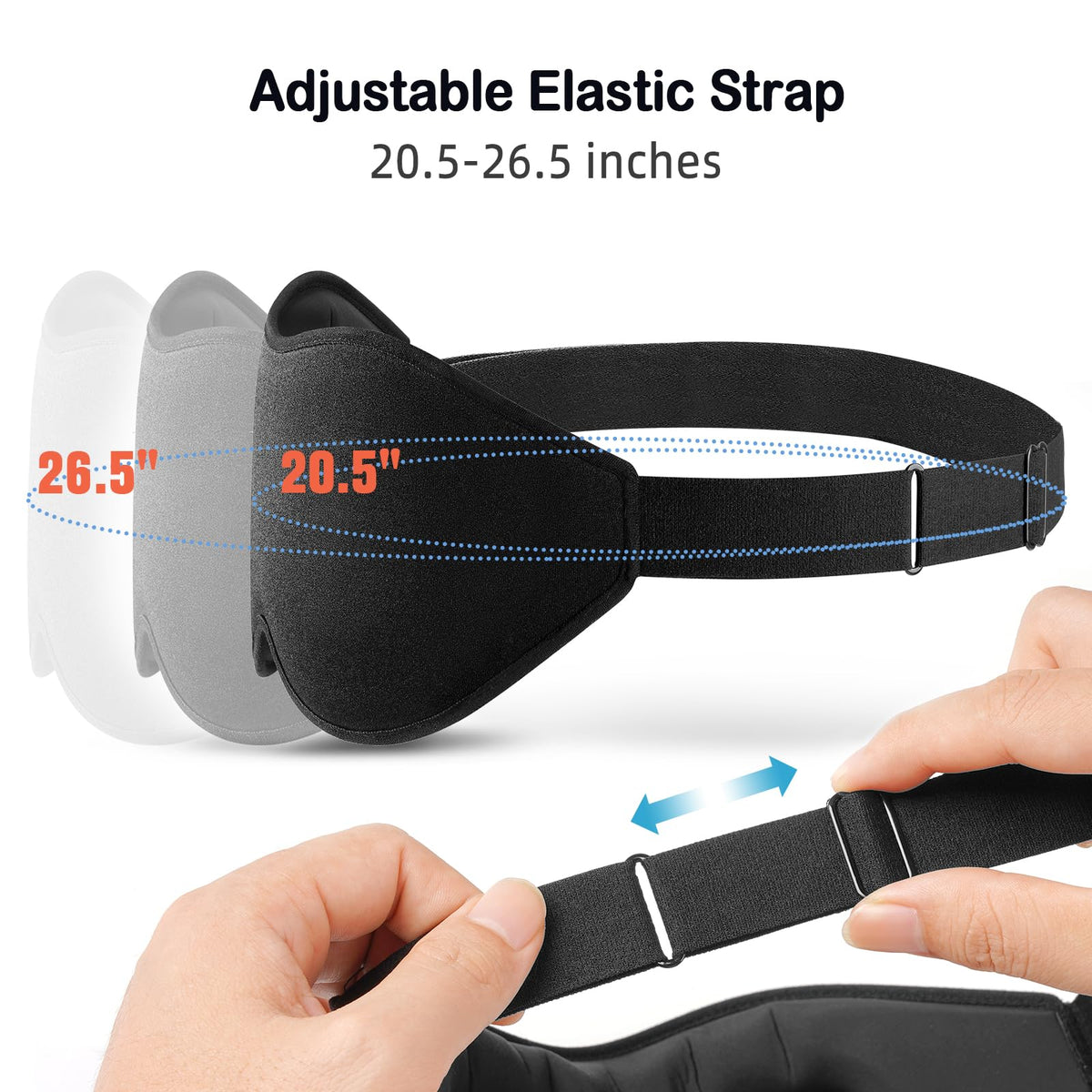 3D Contoured Sleep Mask for Side Sleepers