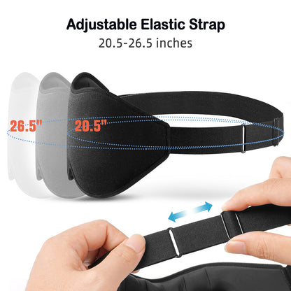 3D Contoured Sleep Mask for Side Sleepers