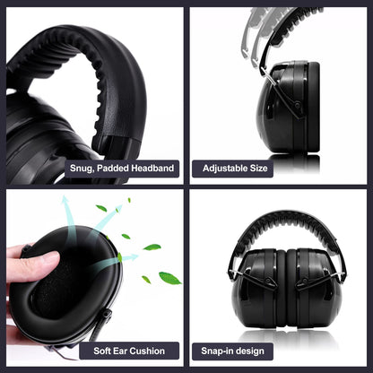 Hearing Protection Kit with Earmuffs and Earplugs