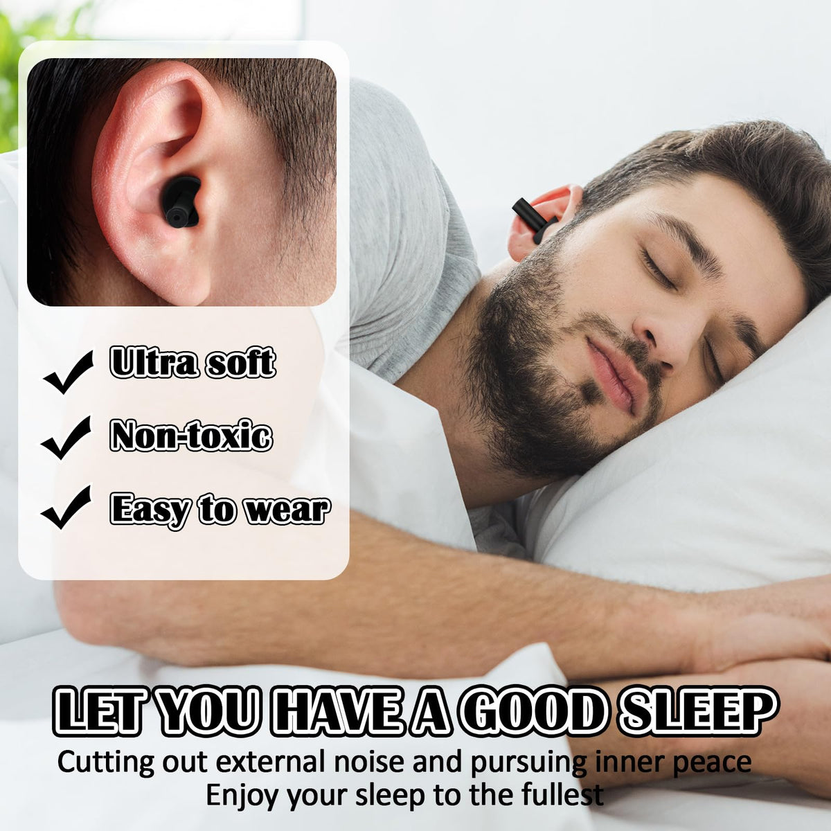 29dB Silicone Ear Plugs with Protective Carrying Case