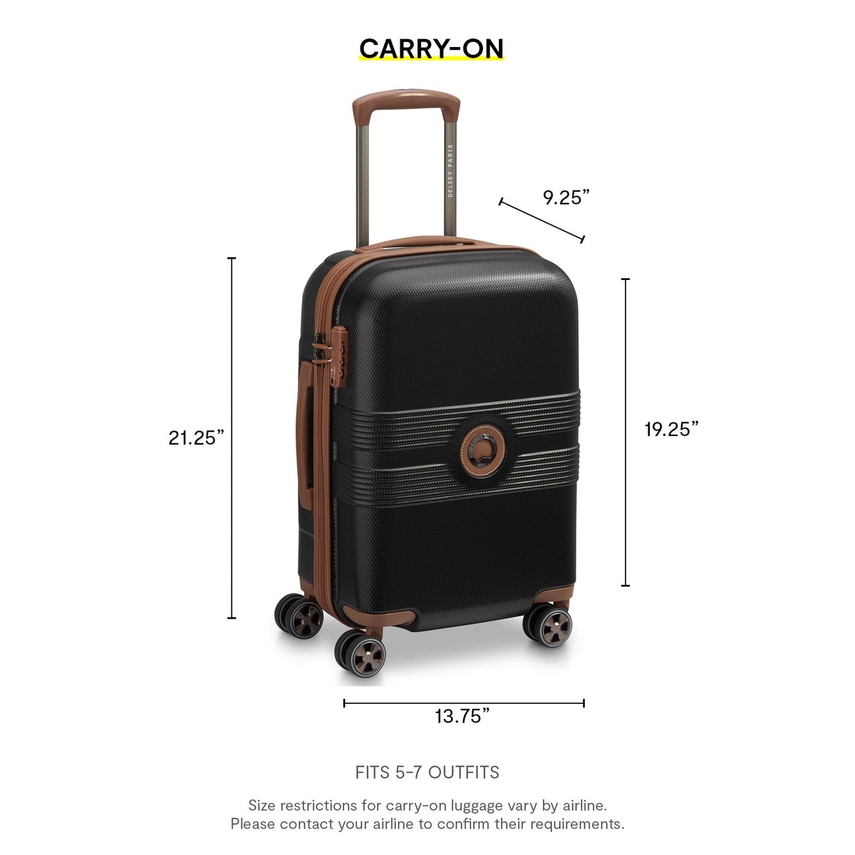 Delsey Paris Cruise Hardside 2.0 Exp. Spinner Carry-On