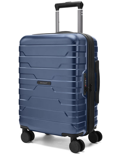 BAGSMART Carry On Luggage 22x14x9 Airline Approved with Spinner Wheels,Lightweight Luggage with TSA Lock,Expandable Hard Shell Carry On Suitcases for Men Women