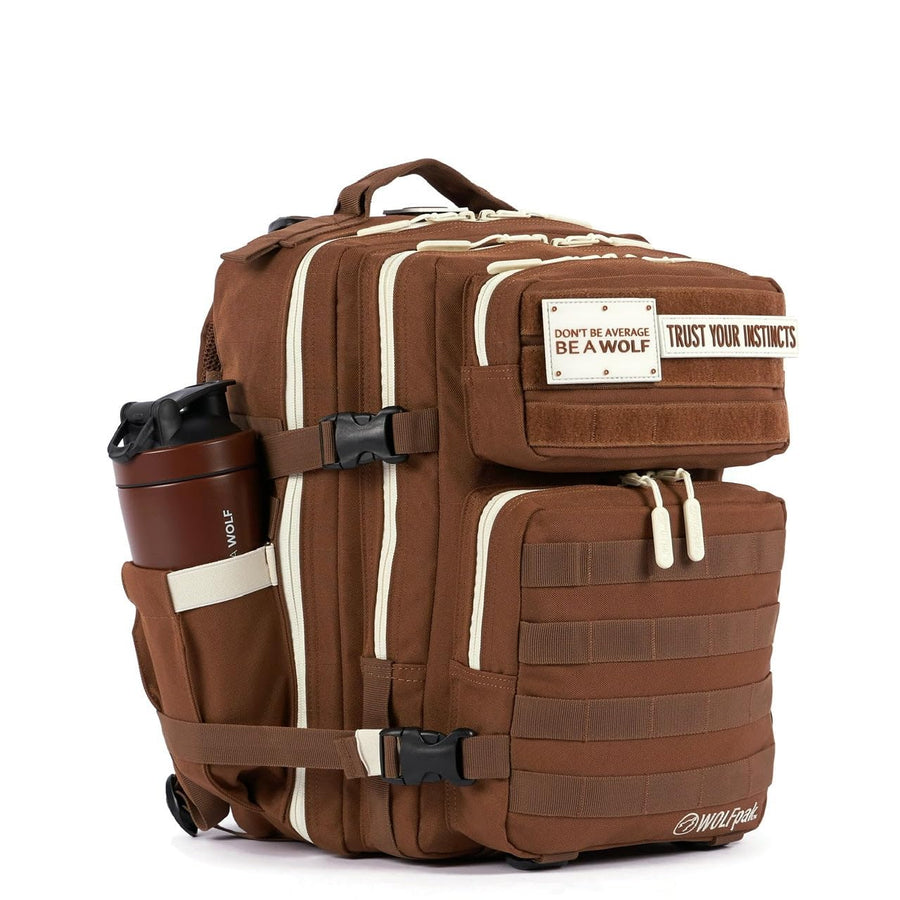 WOLFpak 25L Athletic Gym Backpack - Durable 1000D Waterproof Oxford Material with MOLLE Webbing, Laptop Pocket
