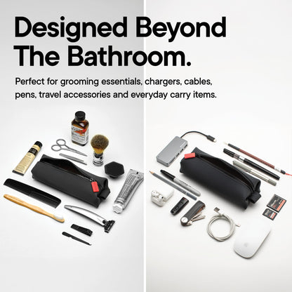Water-Resistant Travel Dopp Kit with Easy-Access Opening