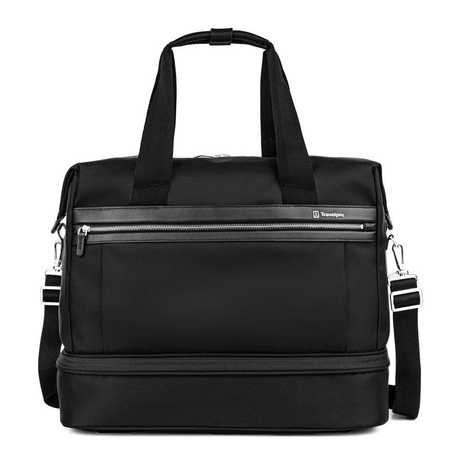 Travelpro Platinum Elite Carry on Soft Travel Drop-Bottom Weekender Bag, Overnight, Men and Women