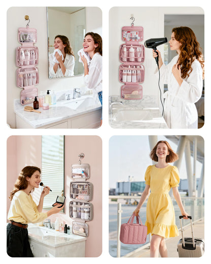 Waterproof Hanging Toiletry Bag for Full-Size Essentials