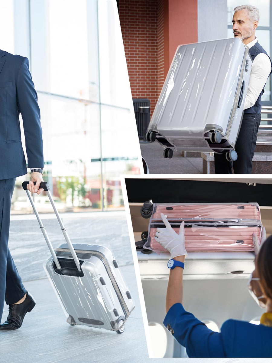 Fitted Luggage Cover for 20–30 Inch Suitcases