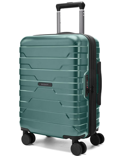 BAGSMART Carry On Luggage 22x14x9 Airline Approved with Spinner Wheels,Lightweight Luggage with TSA Lock,Expandable Hard Shell Carry On Suitcases for Men Women