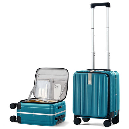 Hanke 16 20 24 26 Inch Carry On Suitcase PC Hardshell Luggage Top Open Aluminum Frame Rolling Suitcases with Wheels Travel Luggage for Womem Men