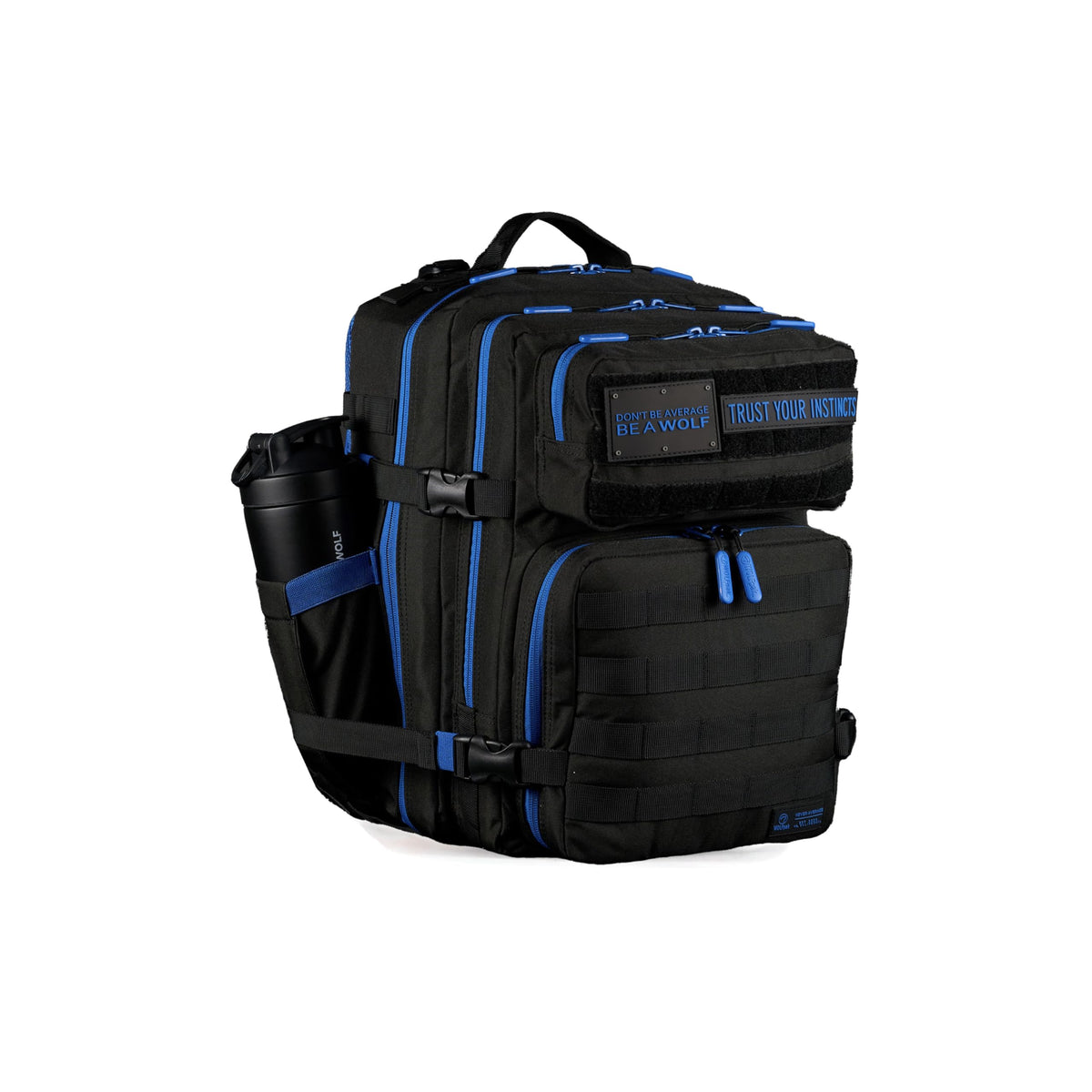 WOLFpak 25L Athletic Gym Backpack - Durable 1000D Waterproof Oxford Material with MOLLE Webbing, Laptop Pocket