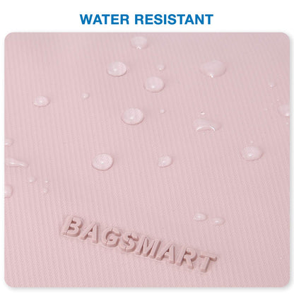 Water-Resistant Hanging Toiletry Bag with Full-Size Storage