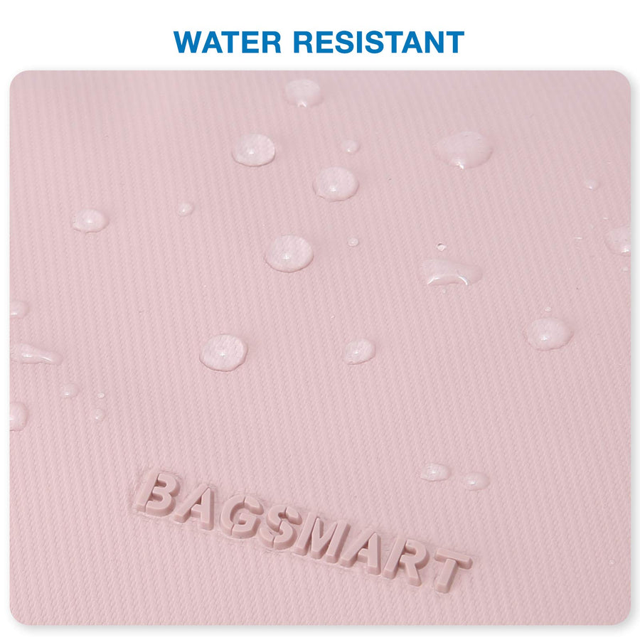 Water-Resistant Hanging Toiletry Bag with Full-Size Storage