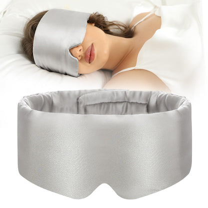 Mulberry Silk Blackout Sleep Mask with Adjustable Band