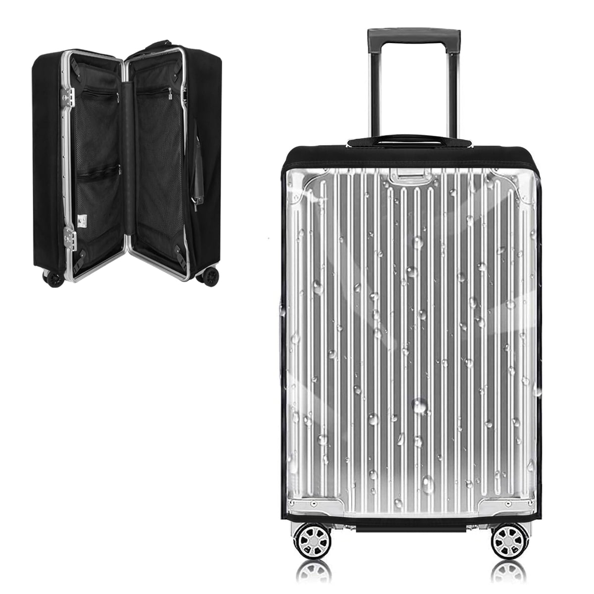 Fitted Luggage Cover for 20–30 Inch Suitcases