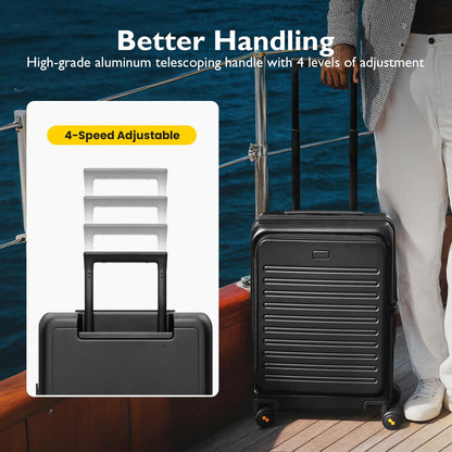 LEVEL8 Adventure Classic Carry on Luggage