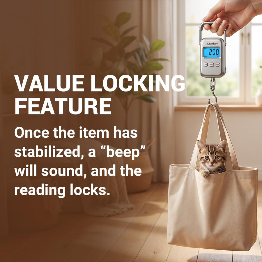 110 lb Digital Luggage Scale with LCD Display