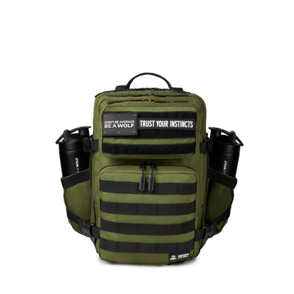 WOLFpak 25L Athletic Gym Backpack - Durable 1000D Waterproof Oxford Material with MOLLE Webbing, Laptop Pocket