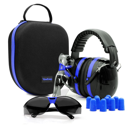 Hearing Protection Kit with Earmuffs and Earplugs