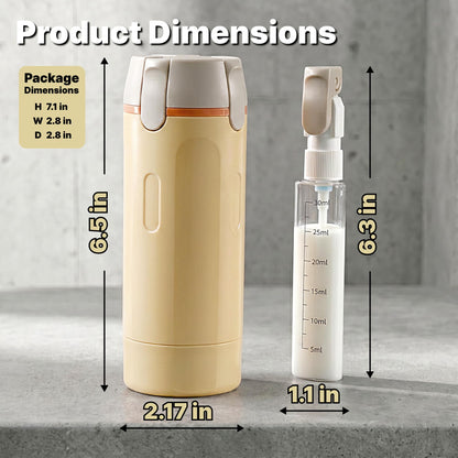 4-in-1 Leakproof Refillable Travel Pump Bottle Set
