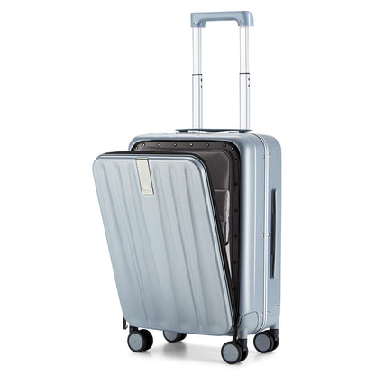 Hanke 16 20 24 26 Inch Carry On Suitcase PC Hardshell Luggage Top Open Aluminum Frame Rolling Suitcases with Wheels Travel Luggage for Womem Men