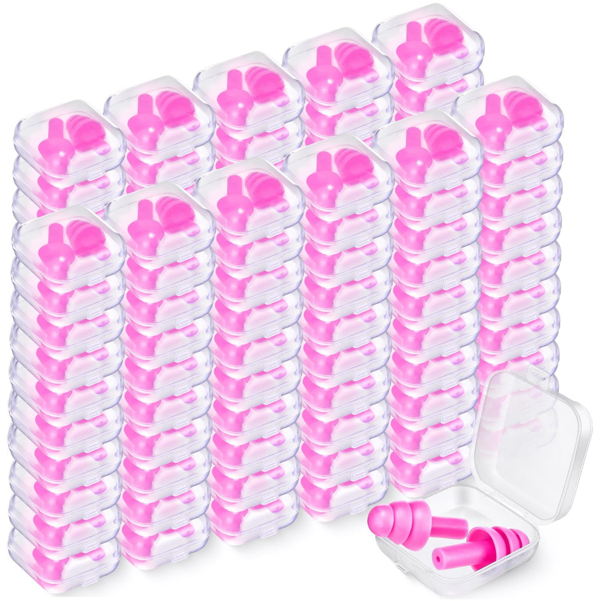 29dB Silicone Ear Plugs with Protective Carrying Case