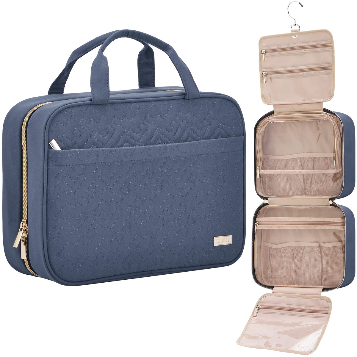 Hanging Travel Toiletry Bag for Full-Size Essentials