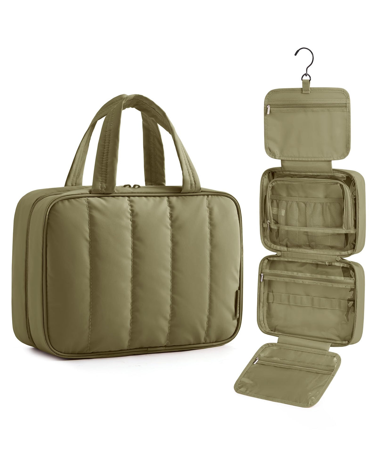 Waterproof Hanging Toiletry Bag for Full-Size Essentials