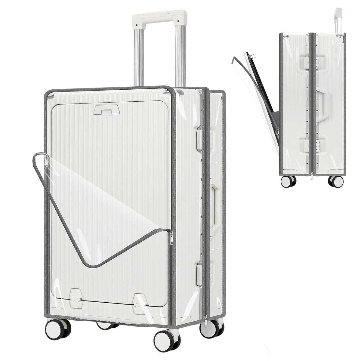 Fitted Luggage Cover for 20–30 Inch Suitcases