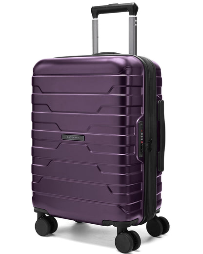BAGSMART Carry On Luggage 22x14x9 Airline Approved with Spinner Wheels,Lightweight Luggage with TSA Lock,Expandable Hard Shell Carry On Suitcases for Men Women