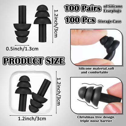 29dB Silicone Ear Plugs with Protective Carrying Case