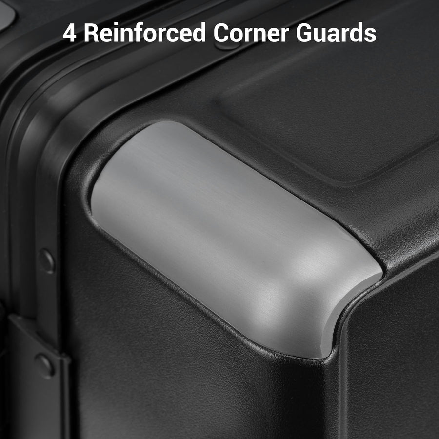 LEVEL8 Zipperless Luggage Hardshell Suitcases with Spinner Wheels