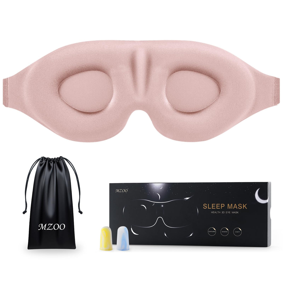 Light-Blocking Sleep Mask for Side Sleepers