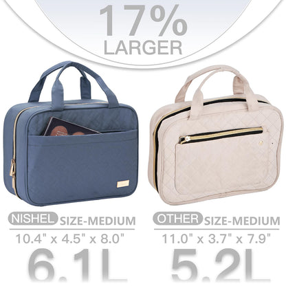 Hanging Travel Toiletry Bag for Full-Size Essentials