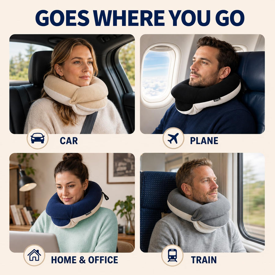 BUYUE Kids Chin Support Travel Neck Pillow