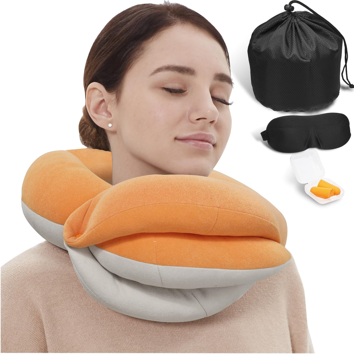 BUYUE Kids Chin Support Travel Neck Pillow