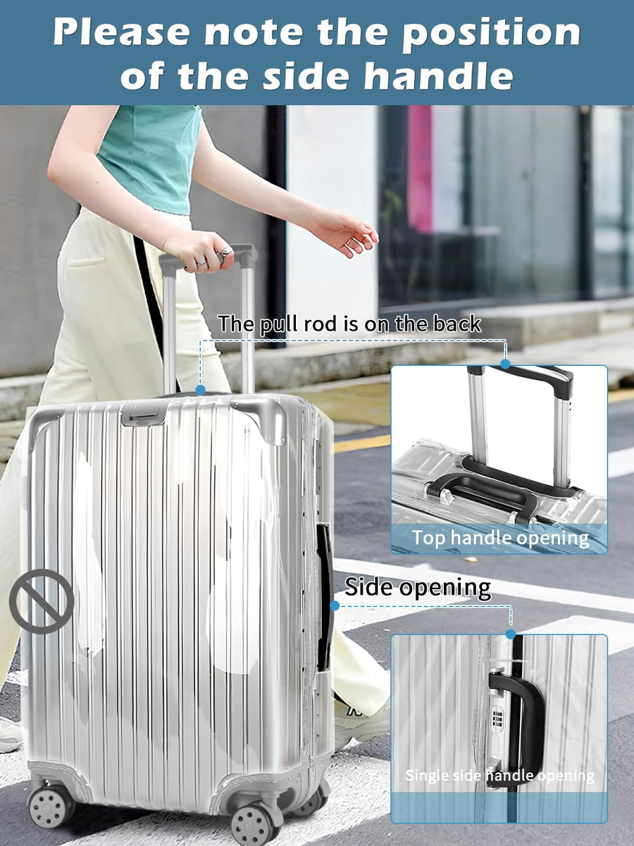 Fitted Luggage Cover for 20–30 Inch Suitcases