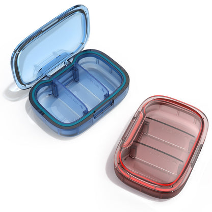 Moisture-Proof Travel Pill Case for Pocket or Purse